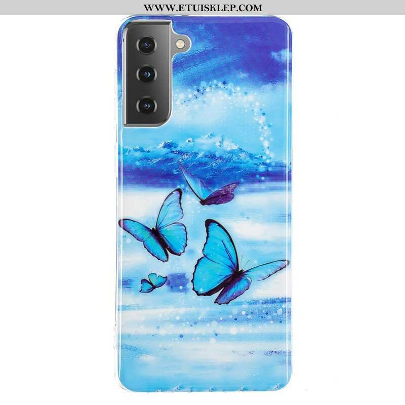 Etui do Samsung Galaxy S21 5G Seria Fluorescencyjnych Motyli